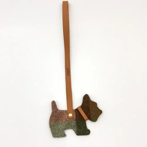 bijoux de sac westie cuir